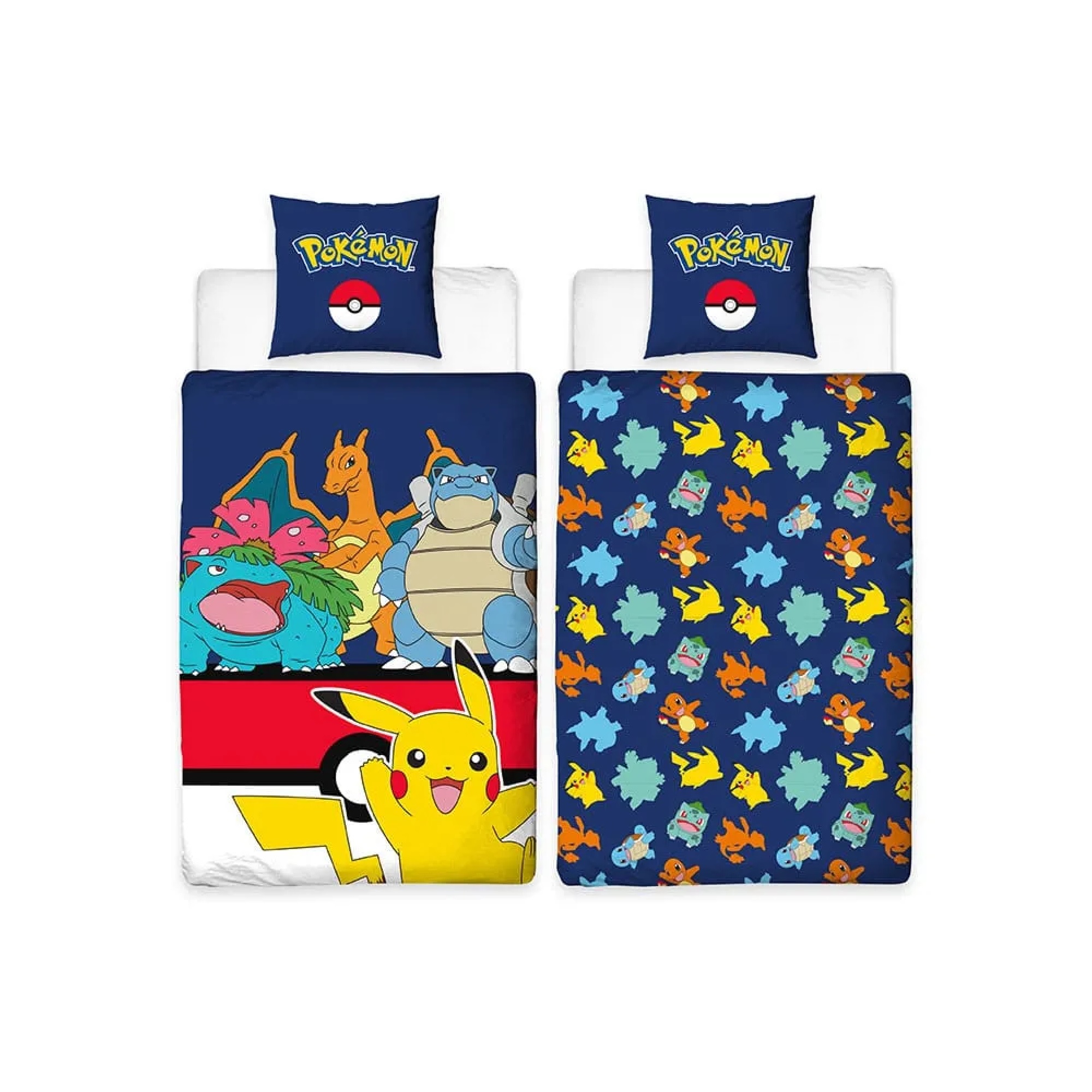 Pokemon Bettwäsche Pokemon blue 135 x200