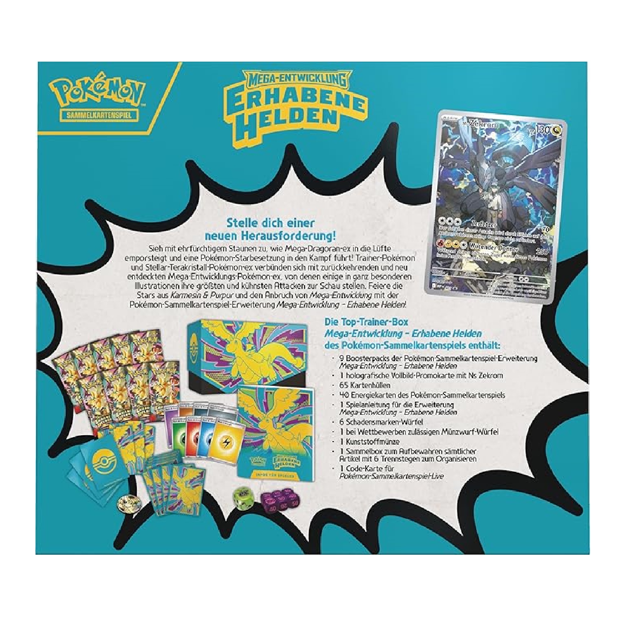 Pokemon - Mega Evolution - Erhabene Helden Elite Trainer Box (Deutsch)
