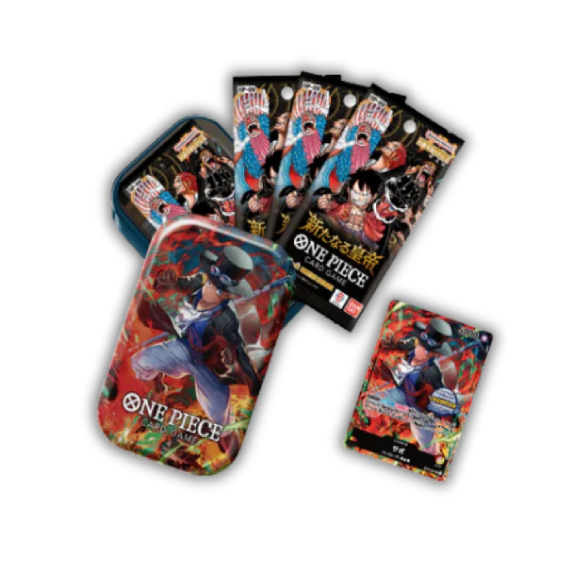 One Piece - Mini Tin Pack Vol 1 (1xPromo - 4xOP9 Booster)  (Japanisch)