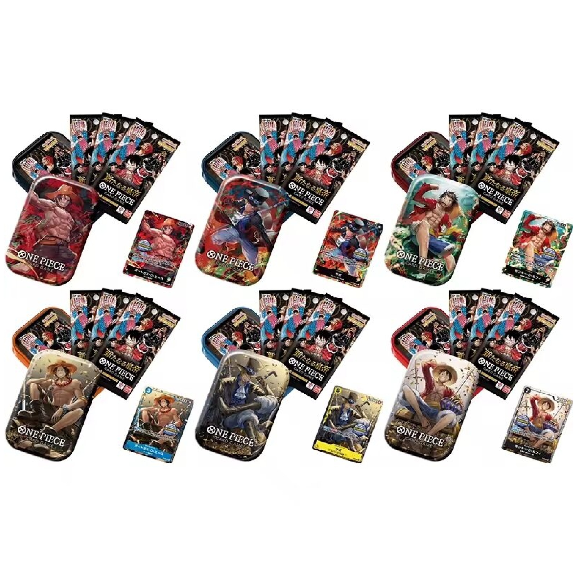 One Piece - Mini Tin Pack Vol 1 (1xPromo - 4xOP9 Booster)  (Japanisch)