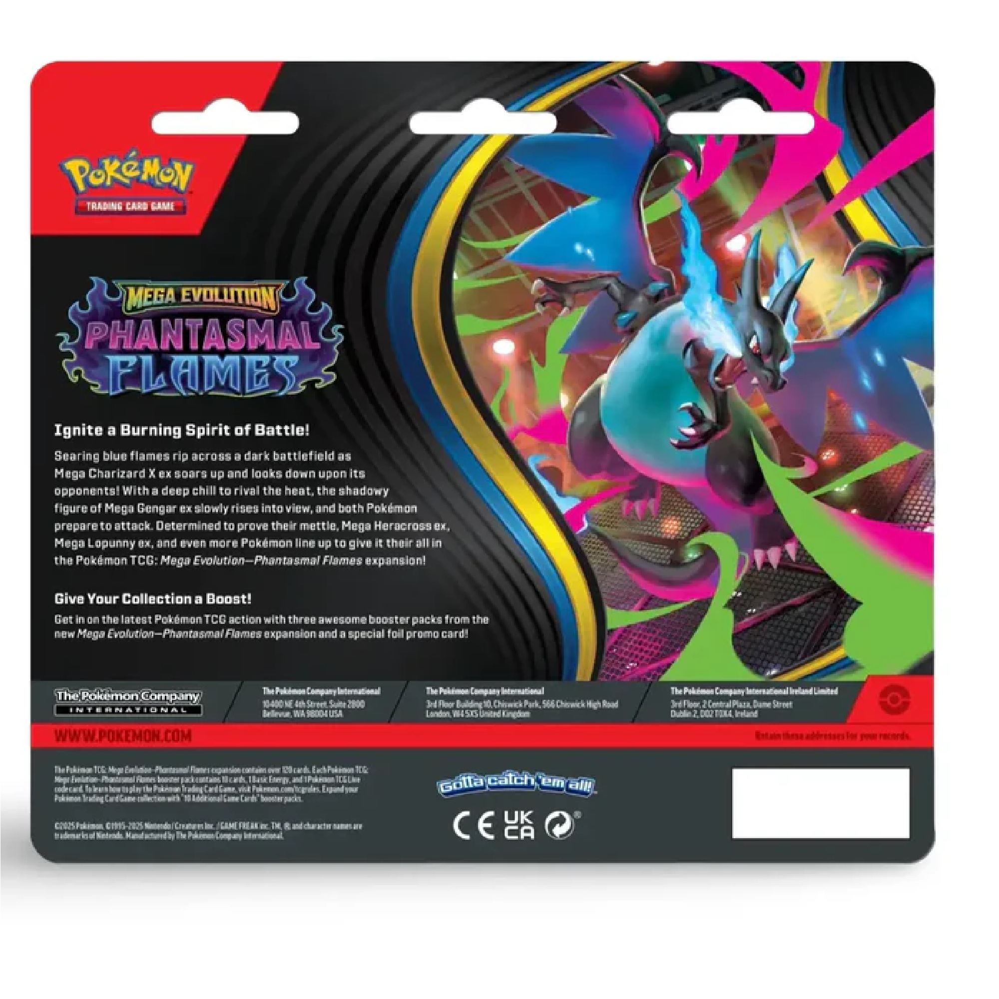 Pokemon - Mega Evolution - Phantasmal Flames - 3er Blister (Sneasel oder Weavile) (Englisch)