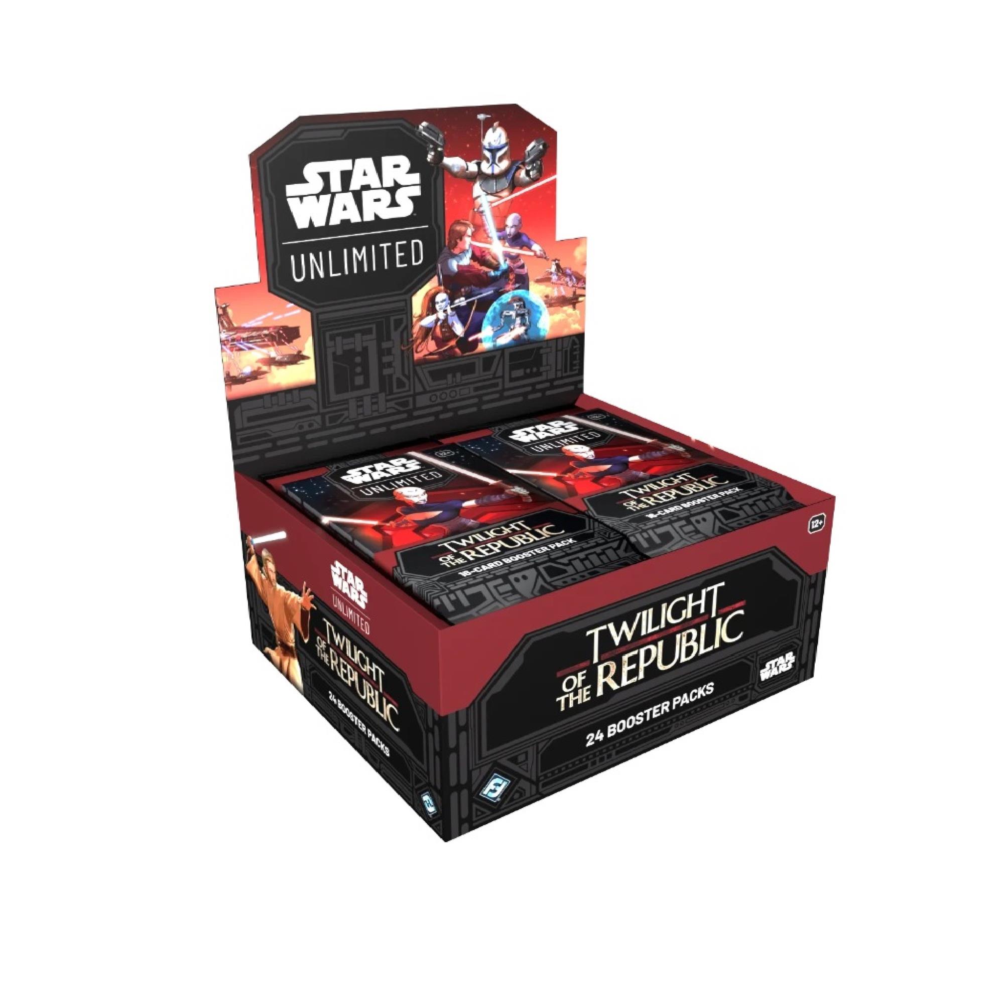 Star Wars Unlimited - Niedergang der Republik Display (Englisch)