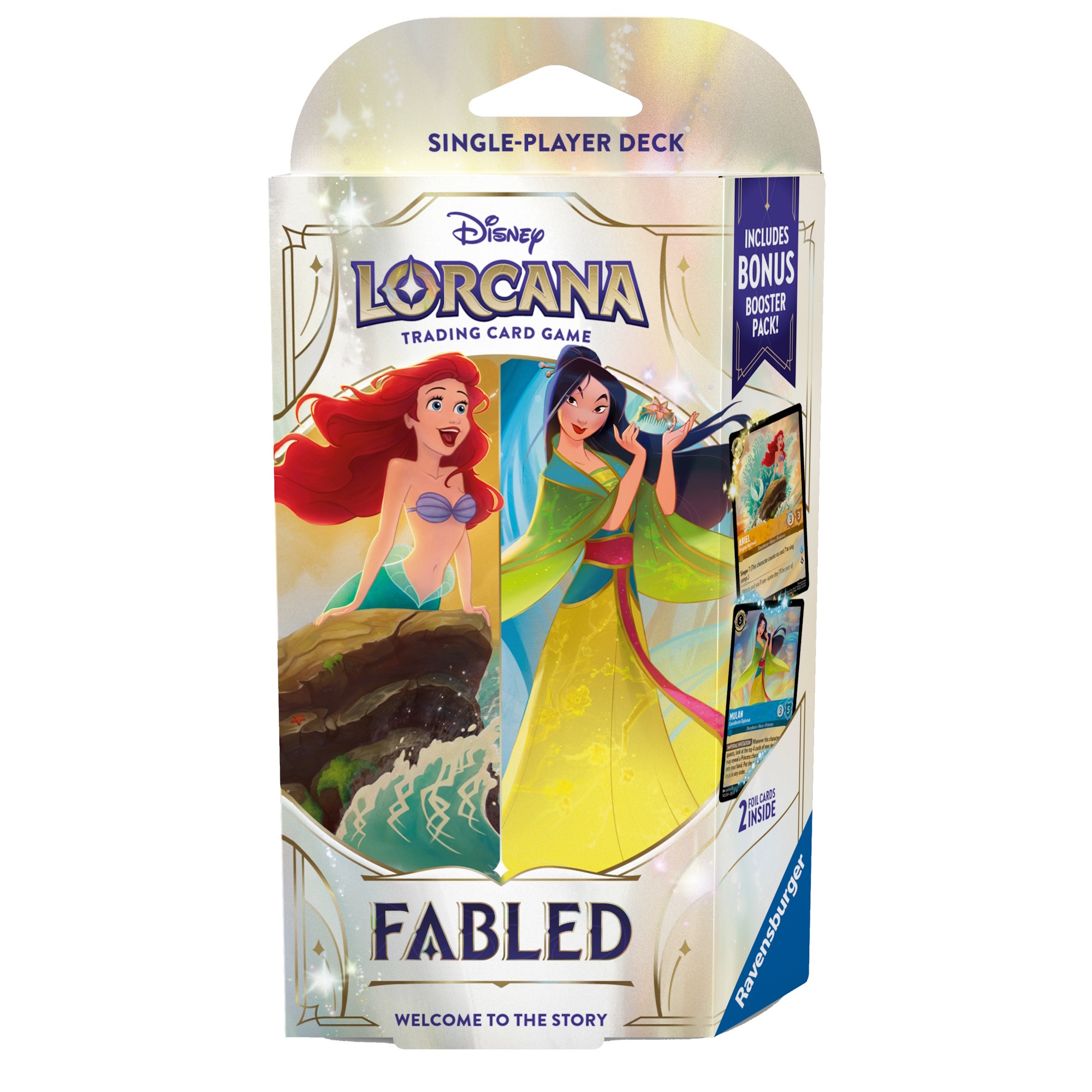 Disney Lorcana - Fabled Starter Deck Ariel & Mulan (Englisch)