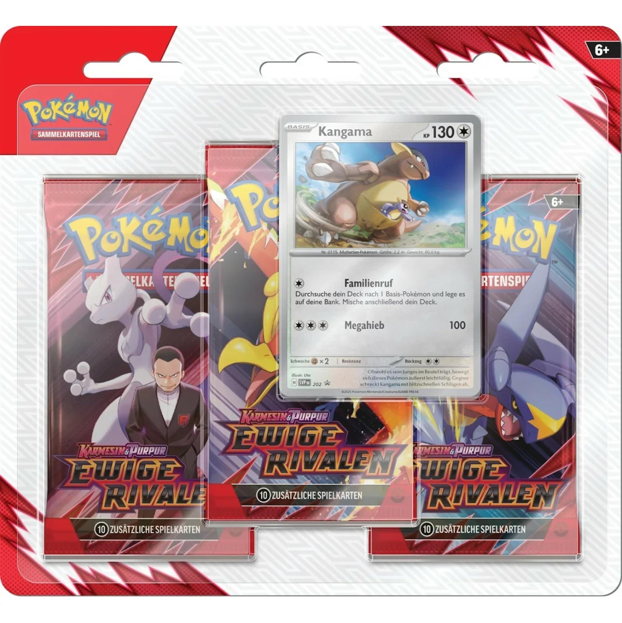 Pokemon KP10 Ewige Rivalen 3er Blister  (Deutsch)