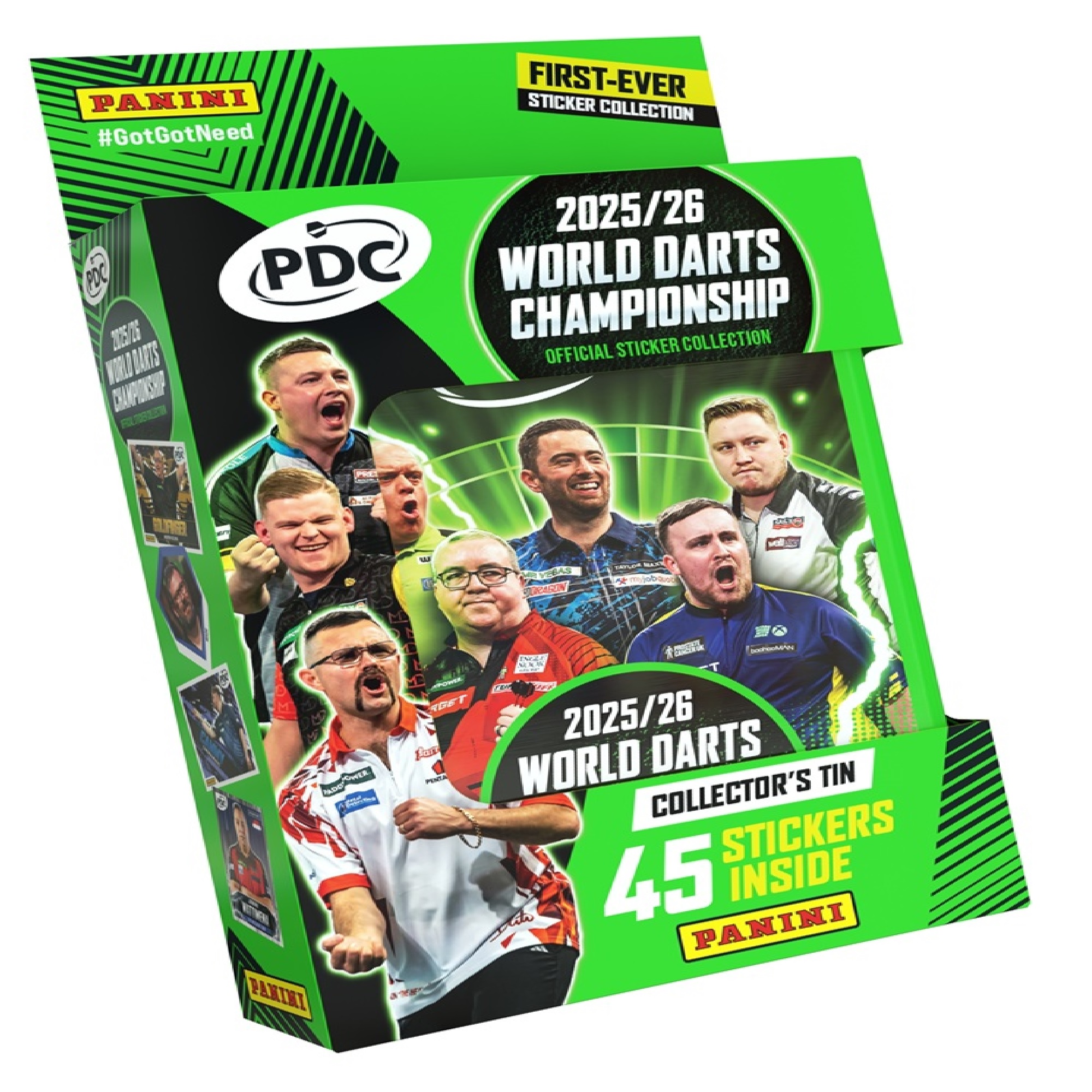 2025-26 PDC World Darts Championship Sticker Tin
